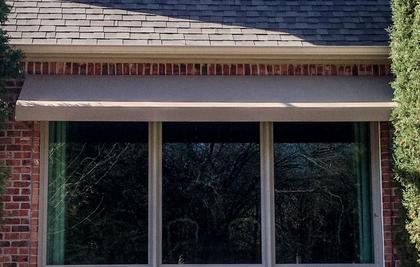 Custom residential shade installation