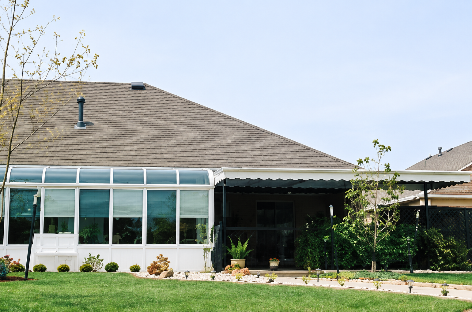 Custom patio cover and vehicle shade structure